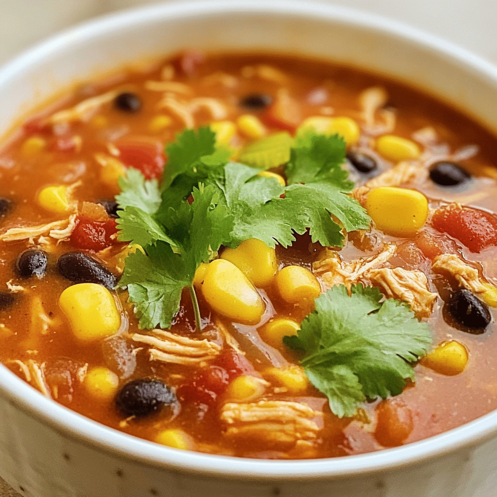 8-Can Chicken Taco Soup