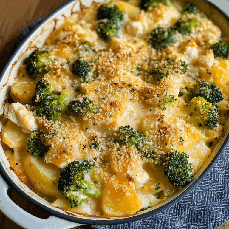 Baked Potato Chicken and Broccoli Casserole