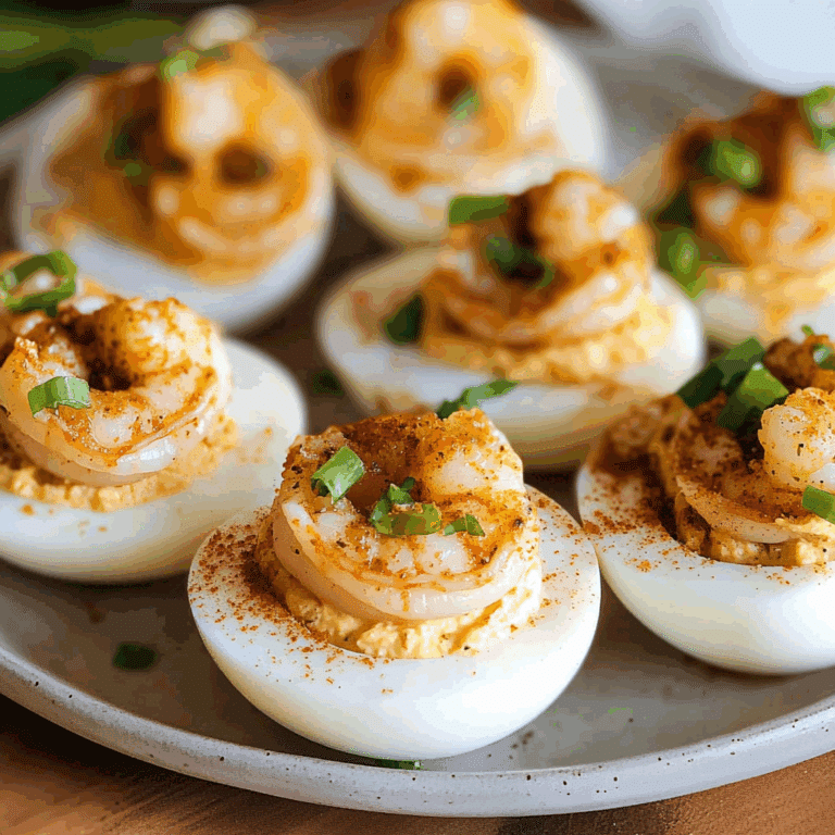 Cajun Shrimp Deviled Eggs