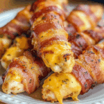Cheesy Bacon Wrapped Chicken Tenders
