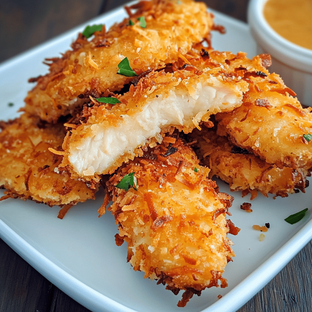 Crispy Coconut Chicken Tenders