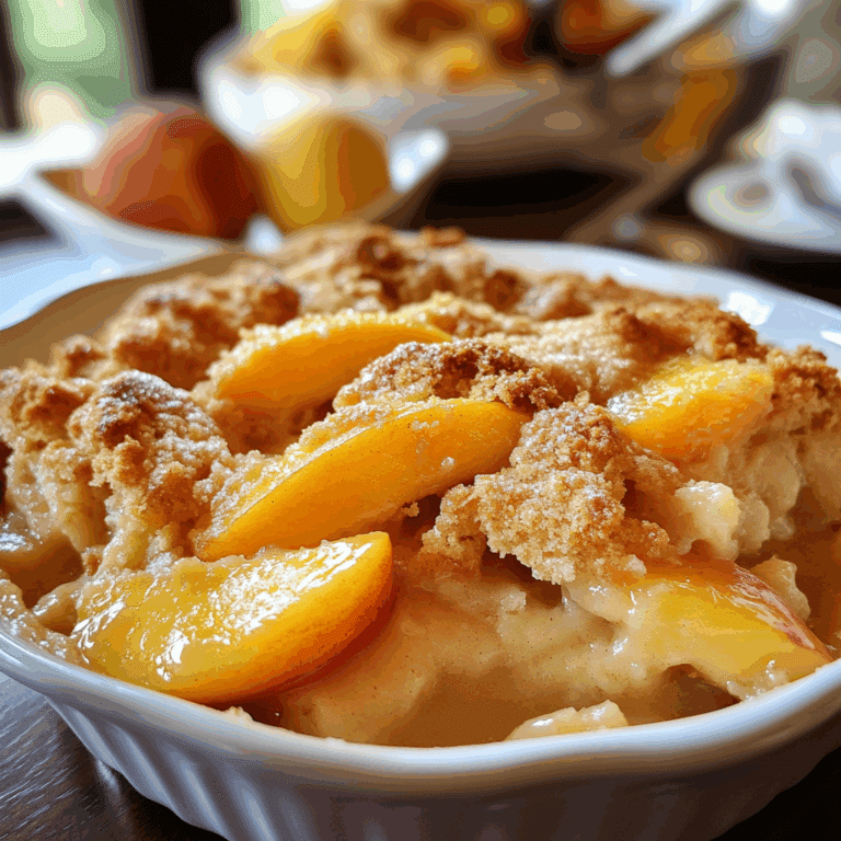 Fresh Southern Peach Cobbler