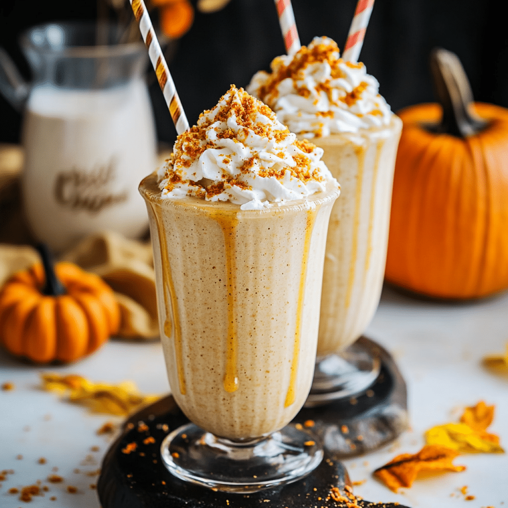 Pumpkin Milkshakes