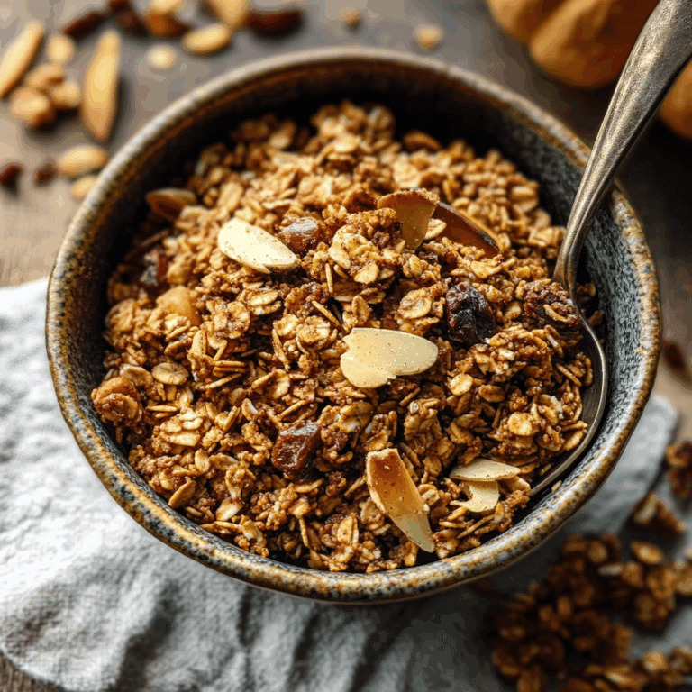 Pumpkin Pie-Spiced Granola