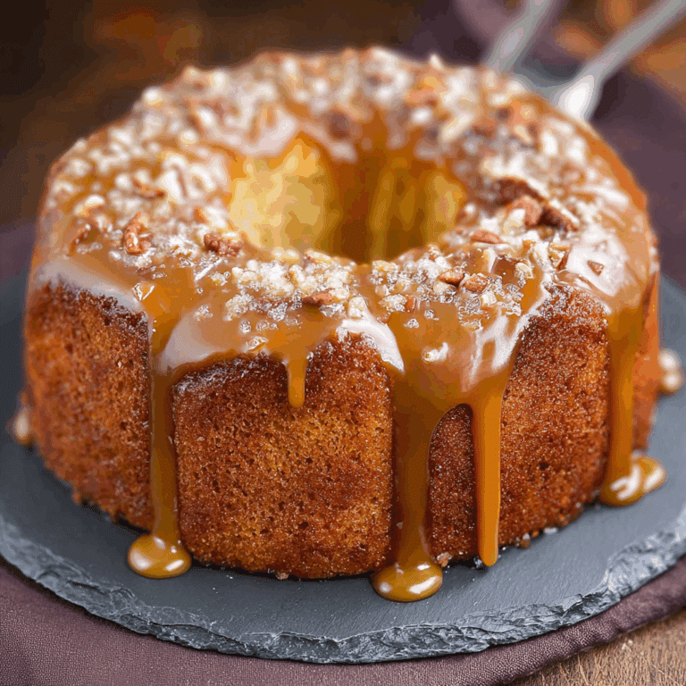 Salted Caramel Kentucky Butter Cake