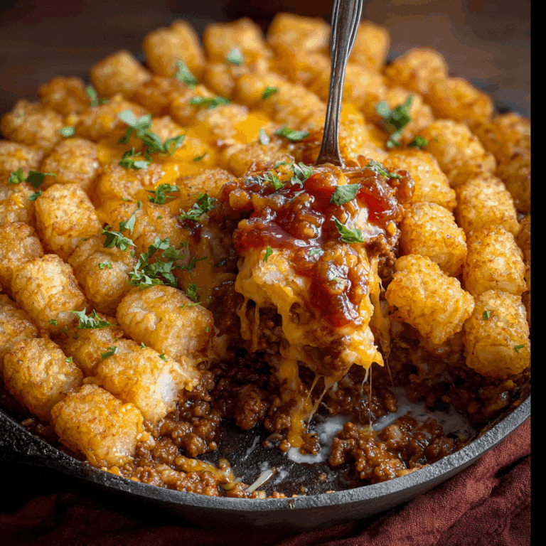 Tater Tot Sloppy Joe Casserole