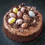 Chocolate Easter Egg Nest Cake