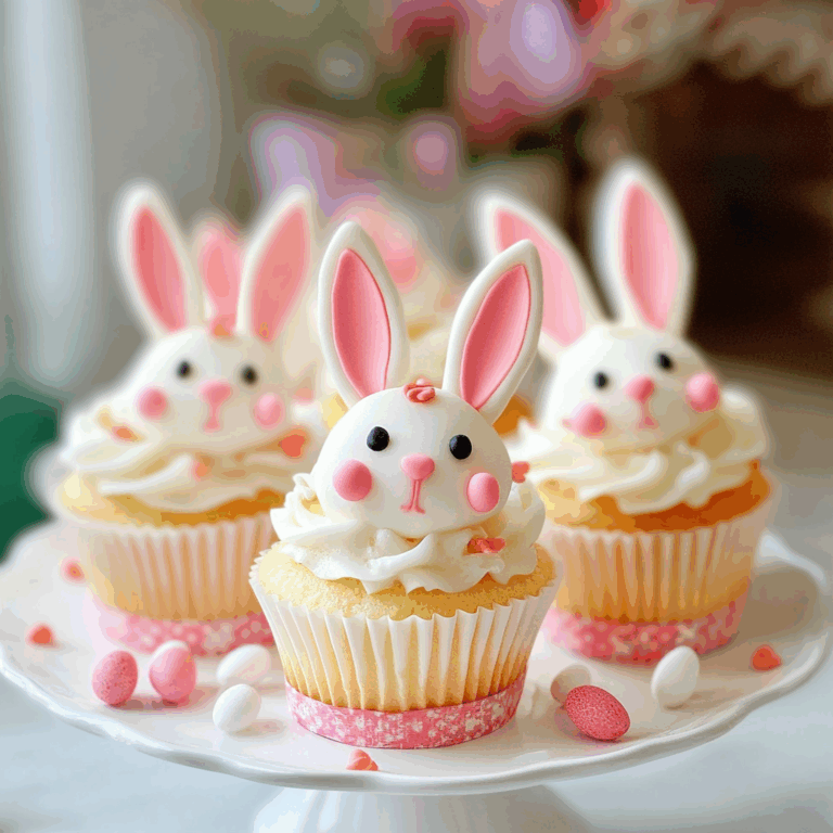 Easter Bunny Cupcakes
