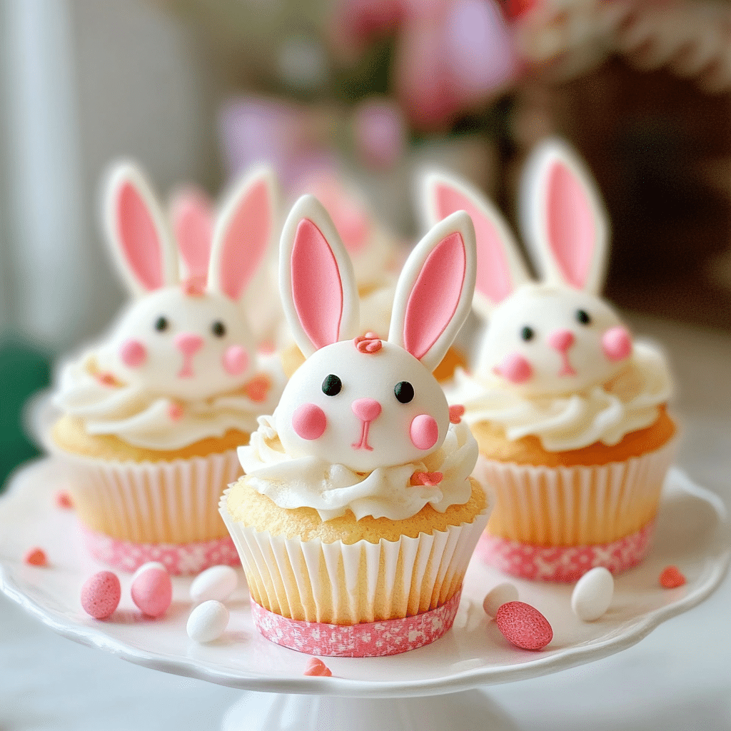 Easter Bunny Cupcakes