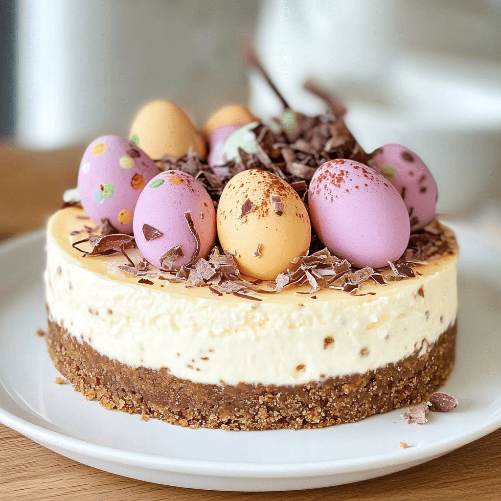 Easter Egg Cheesecake