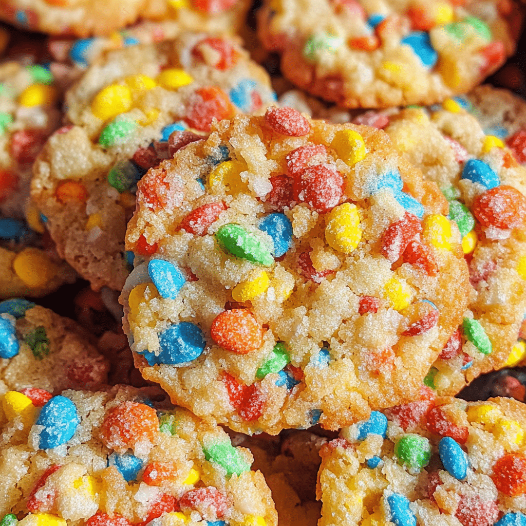 Fruity Pebbles Cookies