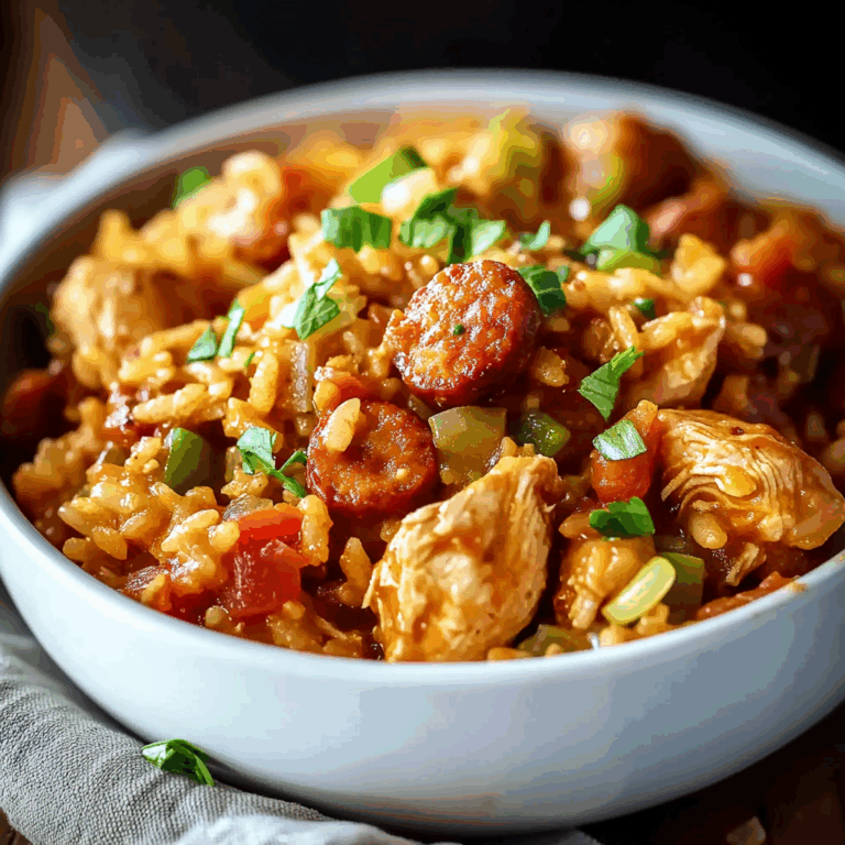 Instant Pot Chicken and Sausage Jambalaya
