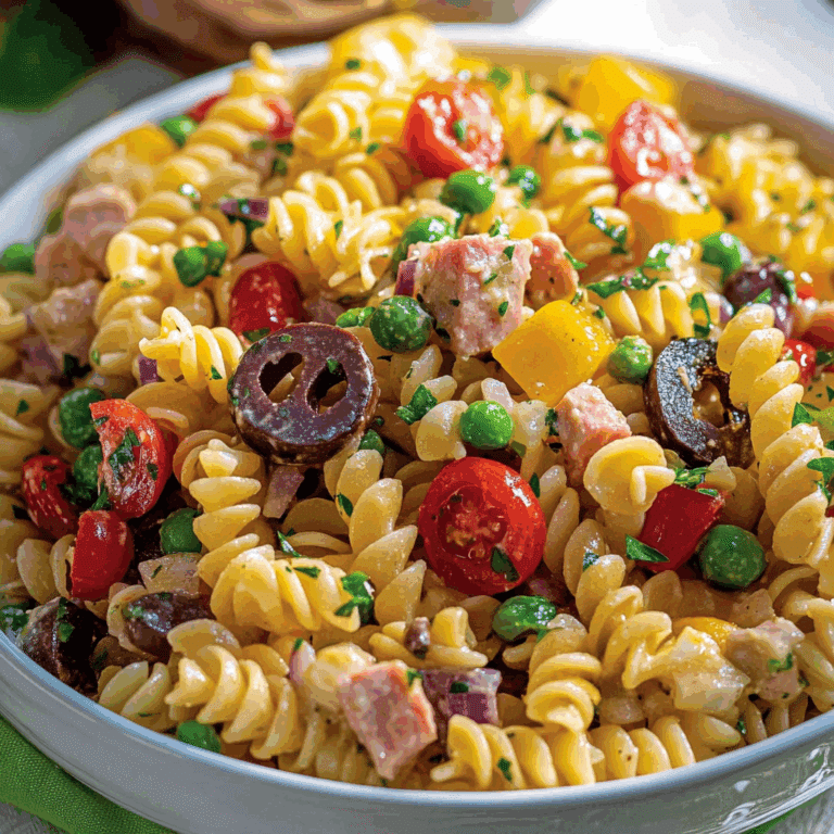 Mardi Gras Pasta Salad