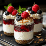 No-Bake Cheesecake Jars