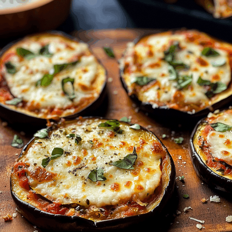 Air Fryer Eggplant Pizza
