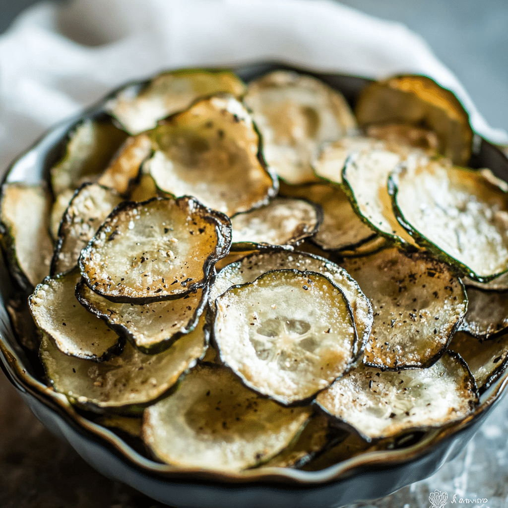 Baked Cucumber Chips
