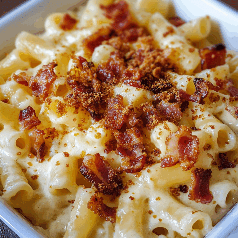 Cheesy Bacon Cavatappi