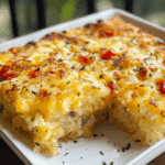 Cheesy Hash Brown Breakfast Casserole