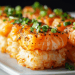 Crispy Rice with Spicy Salmon