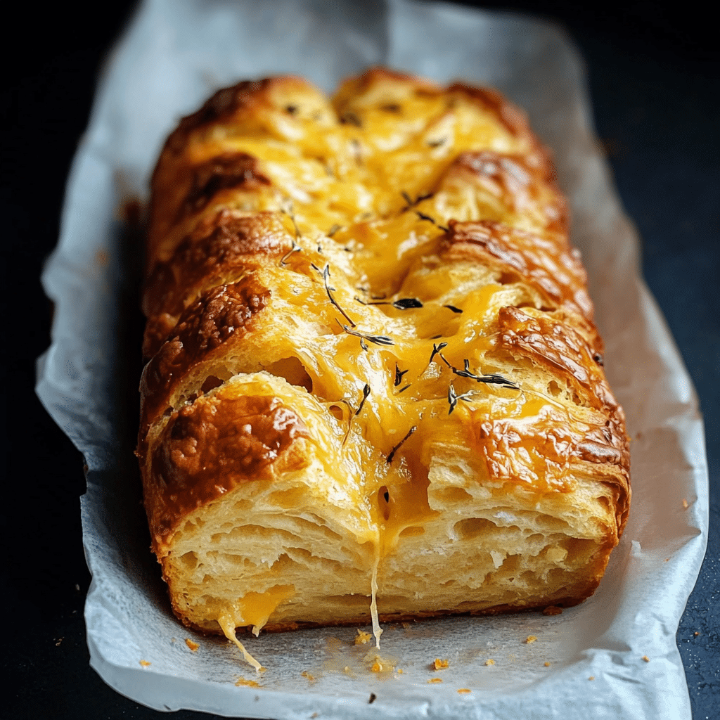 Easy Cheesy Biscuit Loaf