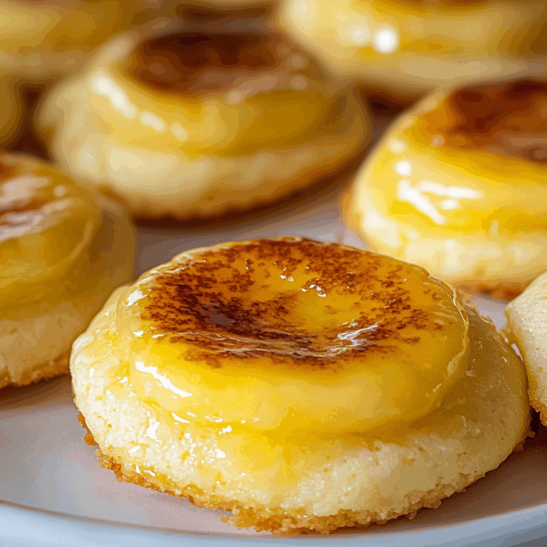 Easy Lemon Curd Brûlée Cookies