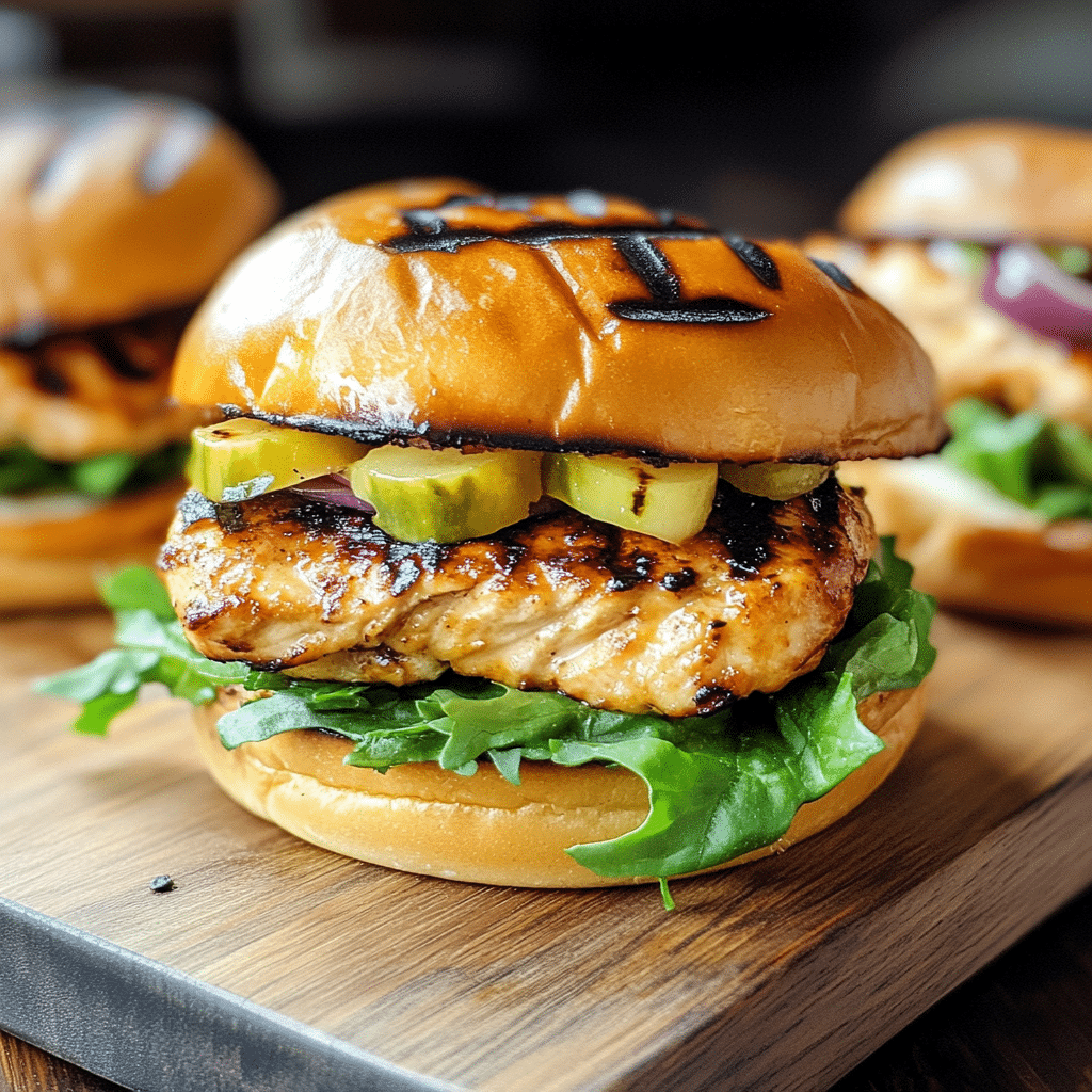 Grilled Hawaiian Chicken Sandwiches