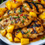 Grilled Mango Pineapple Chicken