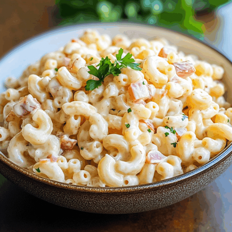 Hawaiian BBQ Macaroni Salad