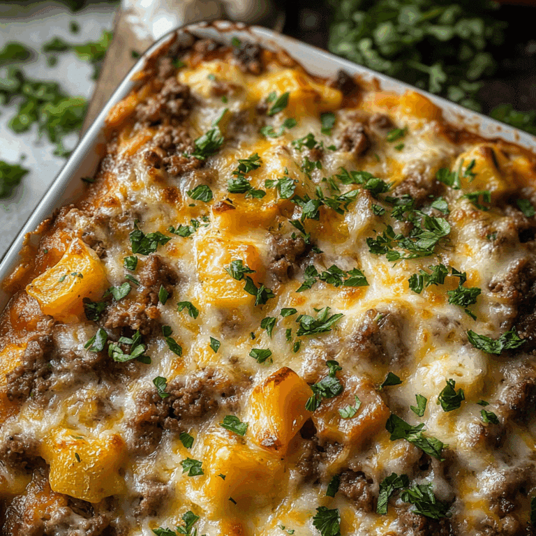 Hobo Casserole Ground Beef