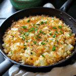 Irish Cheddar & Cabbage Hash Brown Skillet