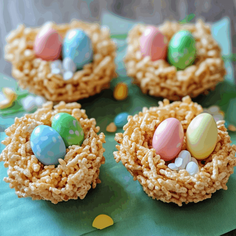 Krispies Easter Egg Nests