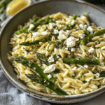 Orzo with Asparagus & Feta