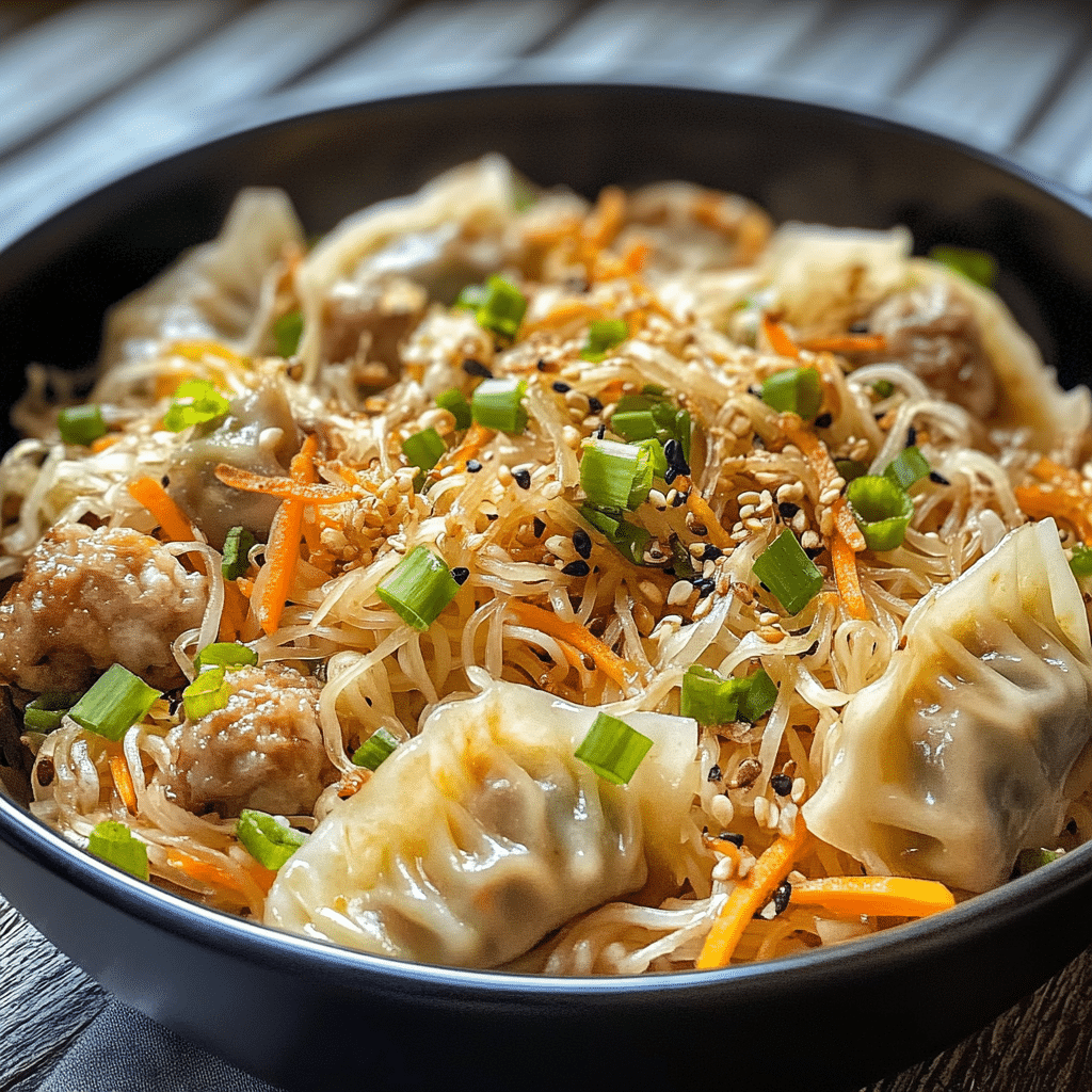 Potsticker Noodle Bowls