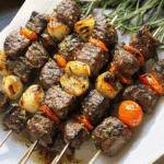 Rosemary Garlic Steak Kebabs