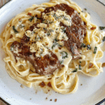 Steak Gorgonzola Alfredo