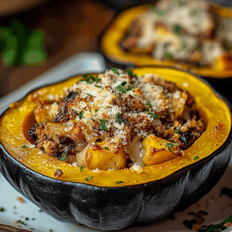 Stuffed Baked Acorn Squash