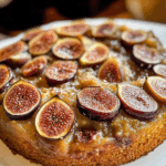 Upside Down Almond Fig Cake