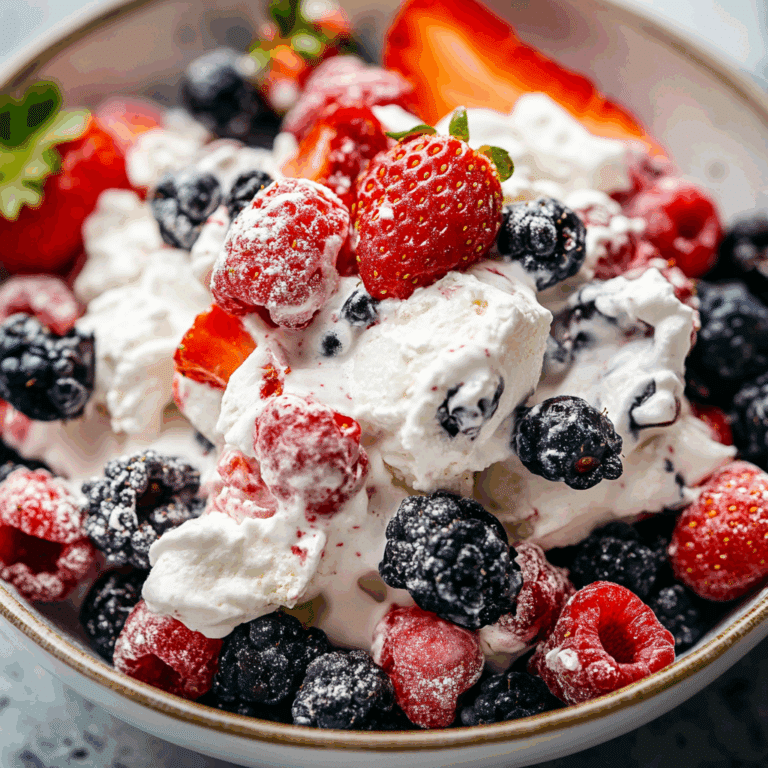 Very Berry Fluffy Salad