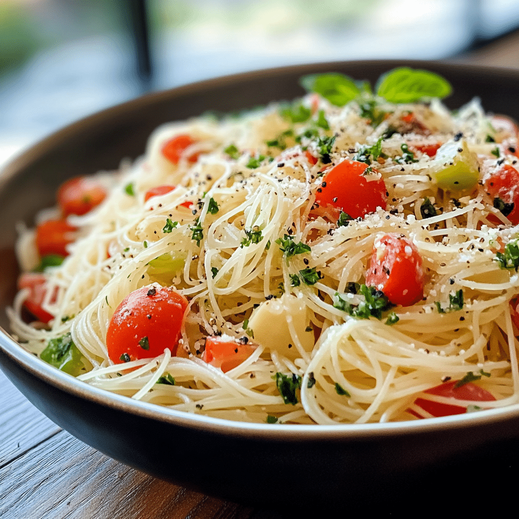 Angel Hair Pasta Salad