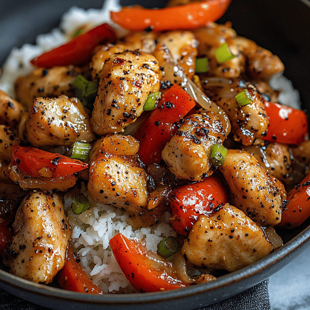 Black Pepper Chicken