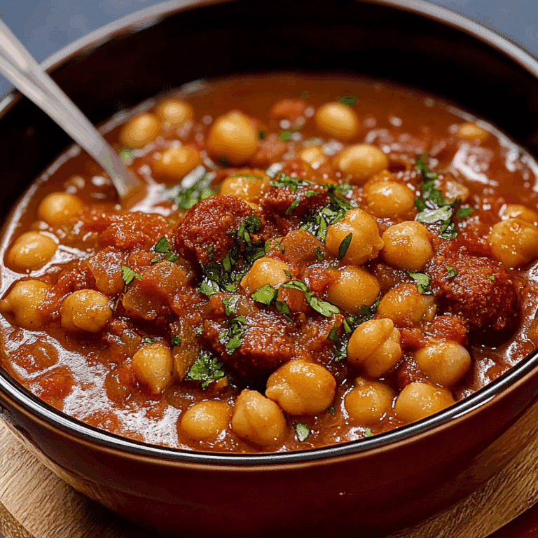 Chorizo Chickpea Stew