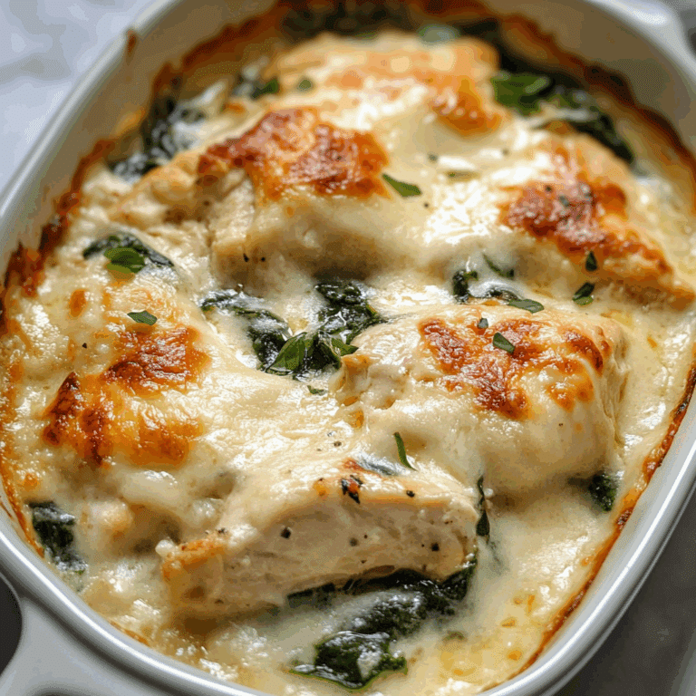 Creamy Chicken and Spinach Casserole