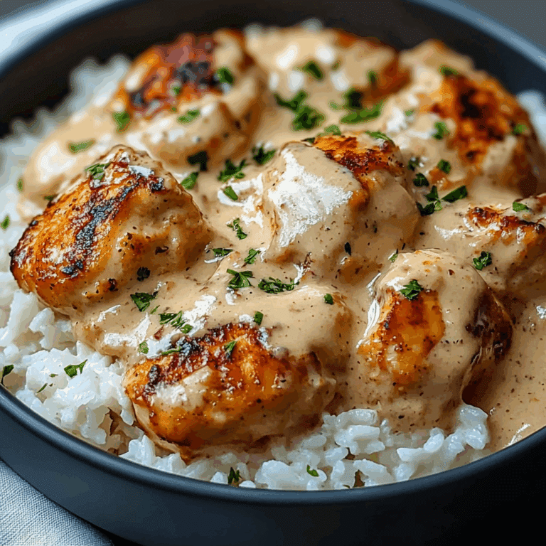 Creamy Smothered Chicken and Rice