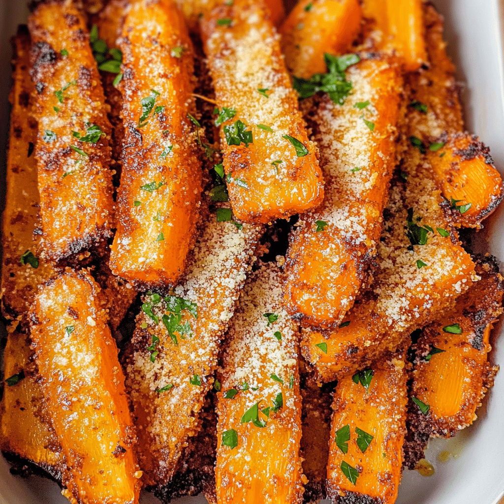 Crispy Parmesan Carrots