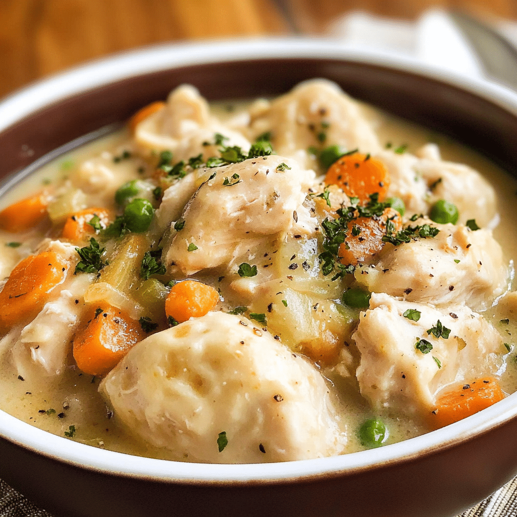 Crockpot Chicken and Dumplings