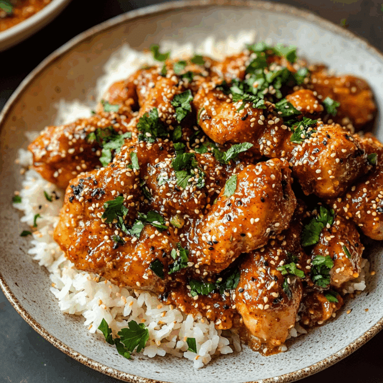 Easy Baked Spicy Sesame Butter Chicken Recipe