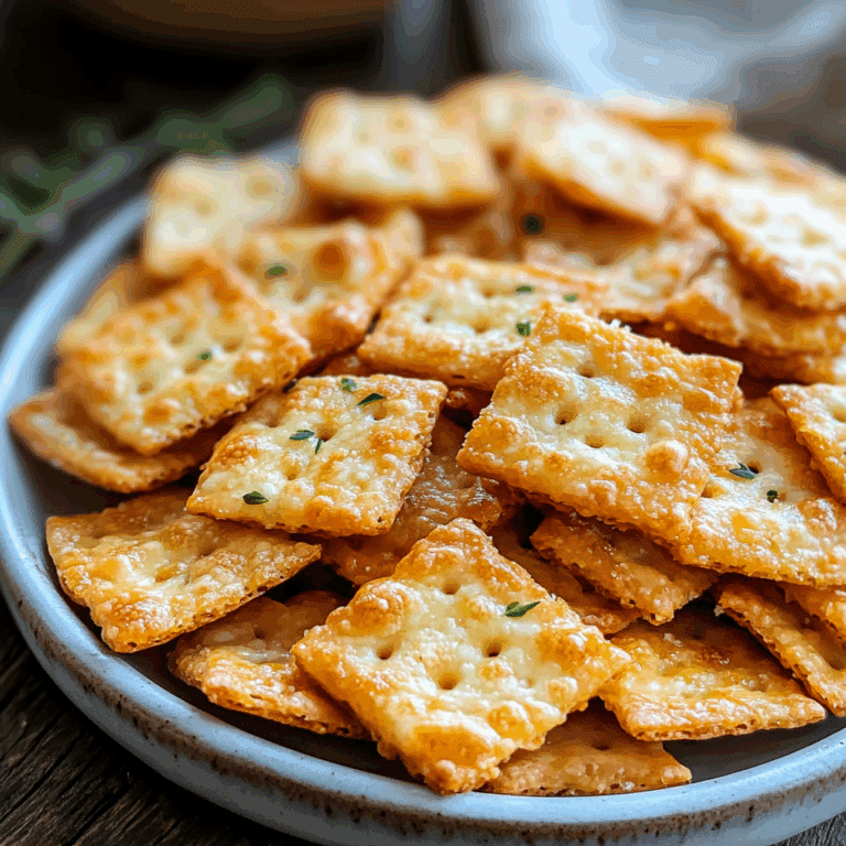 Easy Crispy Southern Cheese Crackers