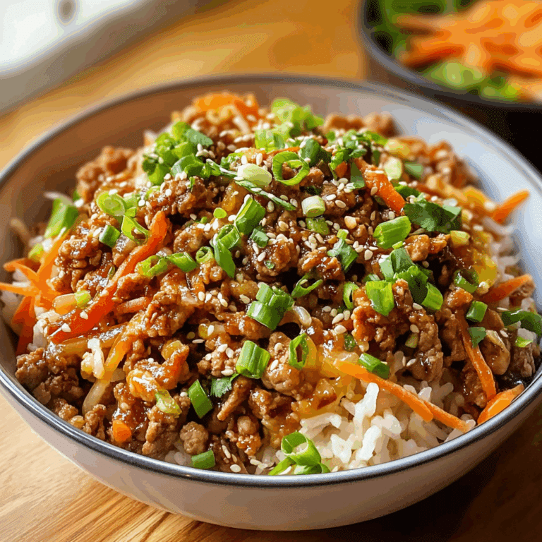 Easy Egg Roll in a Bowl