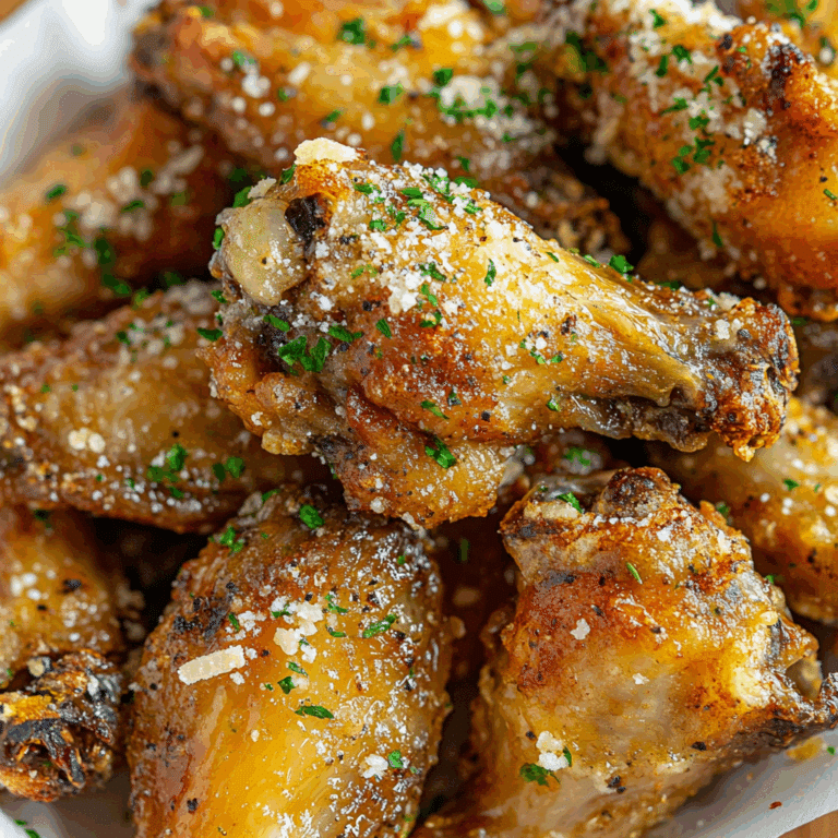 Garlic Parmesan Wings