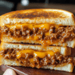 Grilled Cheese Sloppy Joes
